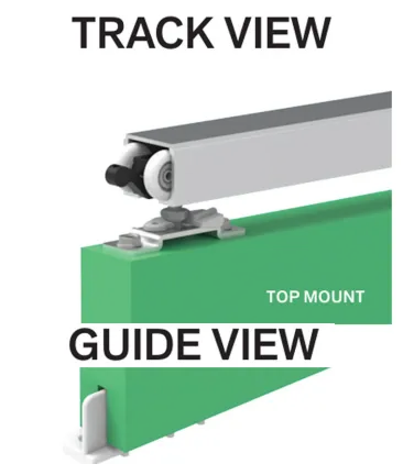 Cowdroy Triump Sliding Door Track System for Single Internal Doors components 68kg
