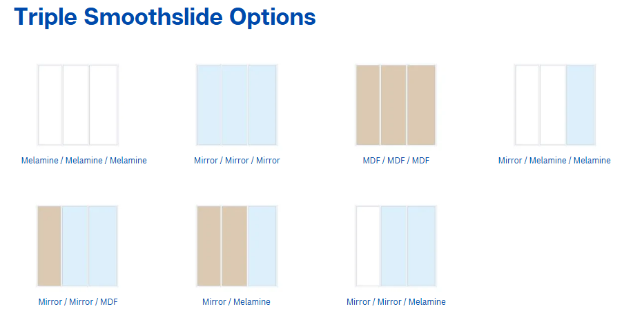 Cowdroy SmoothSlides Wardrobe Sliding Doors Track - 4800mm ,5000mm & 6000mm (White | Anodised ,Mill Alu Color)