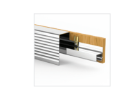 Cowdroy Forerunner Sliding Track System 50kg Single for Internal Doors Track Set for One Sliding Door and components 50kg