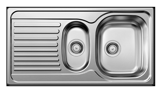 Blanco Germany Tipo 6 S & 6 XL - Basic Drainer Board Design, with 3.5" Basket Strainer , Blanco Stainless Range  Stainless steel