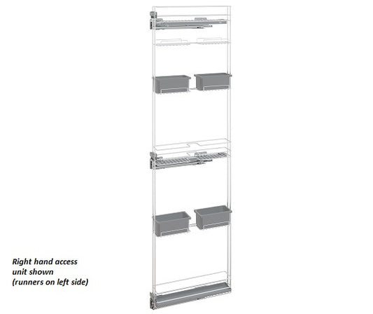 Tanova Vauth Sagel TAL Broom - Tall Pull Out Broom and Cleaner Storage Left and Right Side Access