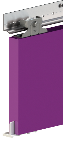 Cowdroy Arrow Sliding Track System 35kg Single for Internal Doors Track Set for One Sliding Door and components 35kg