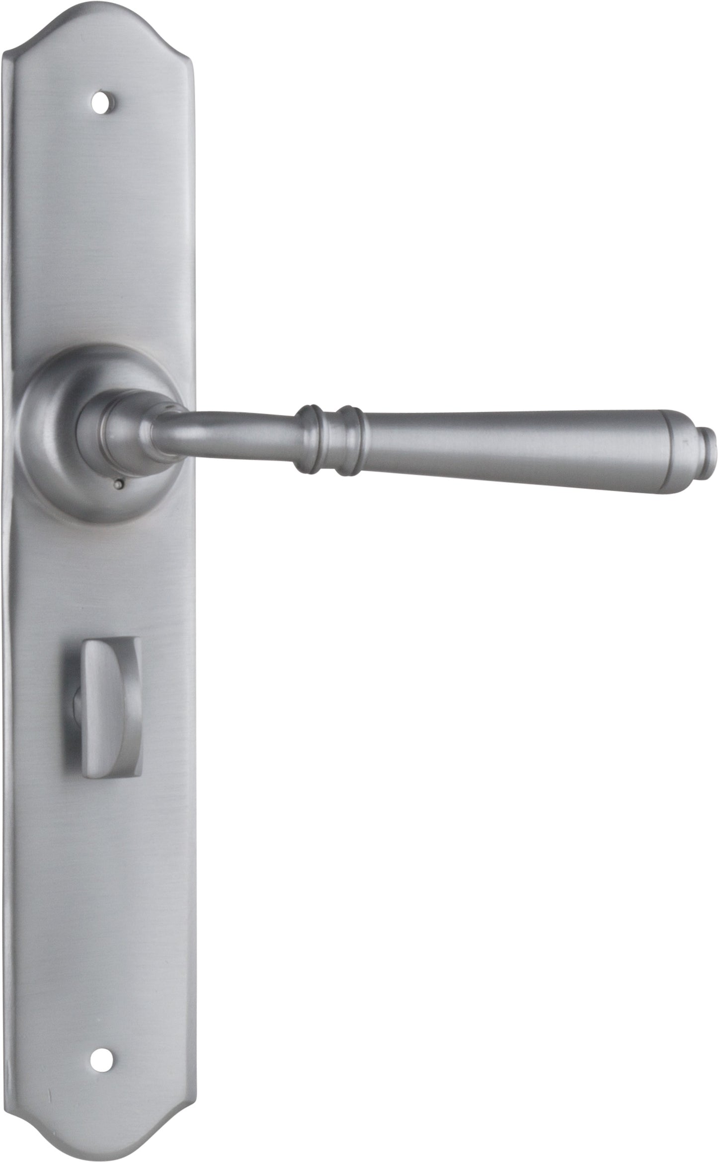 Door Lever Reims Privacy Pair Satin Chrome H240xW40xP70mm