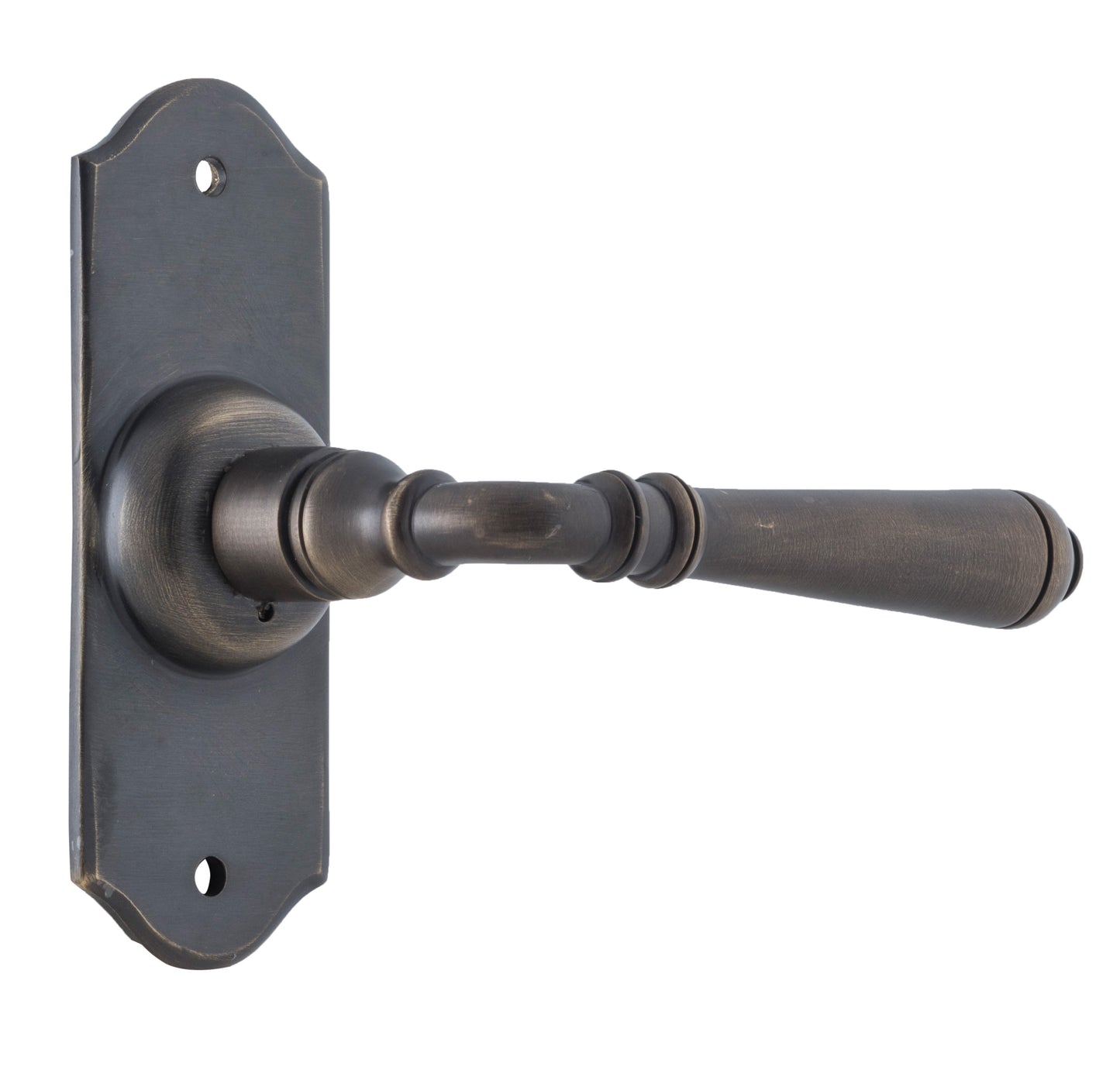 Door Lever Reims Latch Pair Antique Brass H110xW43xP70mm