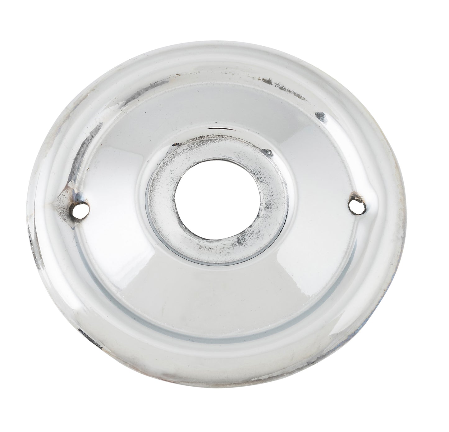 Backplate For Milled Edge Mortice Knob Pair Chrome Plated D46mm