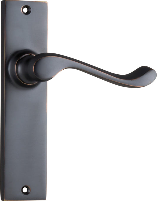 Door Lever Fremantle Latch Pair Antique Copper H150xW35xP50mm