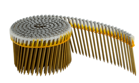 Delfast Ring Galvanised Coil Nails Available in 3 sizes 50 x 2.87mm,64 x 2.87mm,75 x 2.87mm Box 5000.