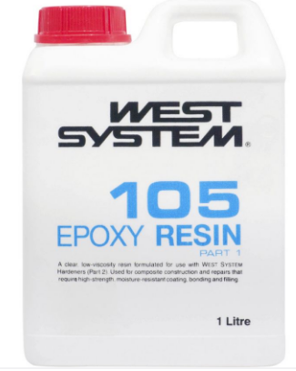 West System 105 Epoxy 1 Litre,4Litre,10Litre,20Litre