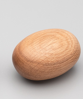 Kethy Pebble Medium Black 76mm L x 55mm W Available In 3 Colours : Black ,Oak ,Walnut