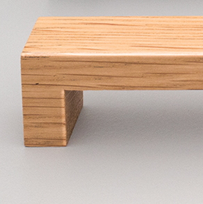Kethy Bench D Handle 20mm Wide 160mm C to C Available In 3 Colours : Black Stain ,Oak ,Walnut