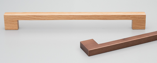 Kethy Urban Handle 12mm Square C to C Walnut Available In 3 Sizes : 160mm ,224mm ,288mm