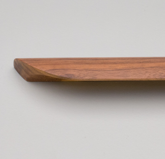 Kethy Archive Slant Handle Curved 320mm C to C Available In 4 Colours : Black Stain ,Oak ,Oak Unfinished ,Walnut