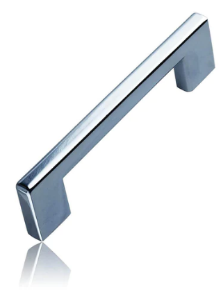 Mardeco 1090 Kitchen Cabinet Handle 96mm Finish Available in 4 Colours : Black ,Polished Chrome ,Satin Chrome ,White