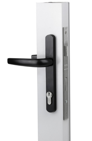 Sylvan Orion Lever Handle 723 Entrance Kit Available In 4 Colours : Black Powder Coated ,Silver Pearl ,Satin Nickel ,White Powder Coated