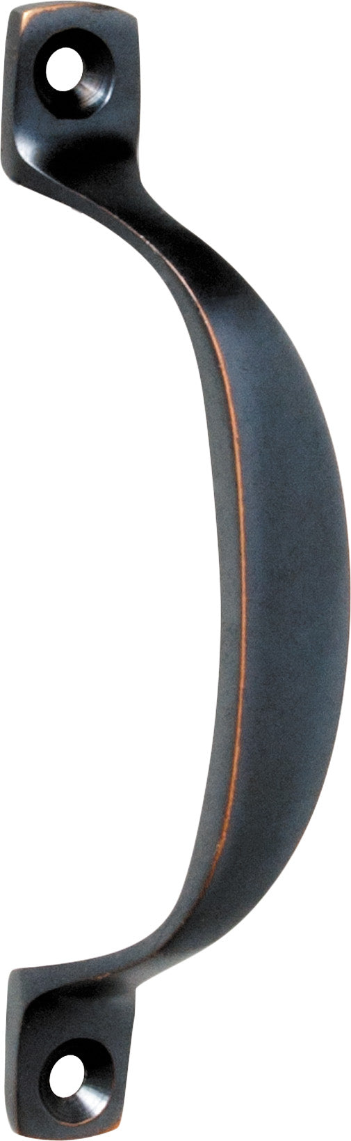 Pull Handle Offset Antique Copper H100xP20mm