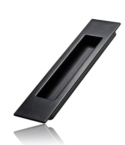 Mardeco 1141L Flush Pull Large Height 165mm x Width 50mm Available In 5 Colours  : Black ,Brushed Nickel ,Brushed Satin Chrome  ,Satin Chrome ,White