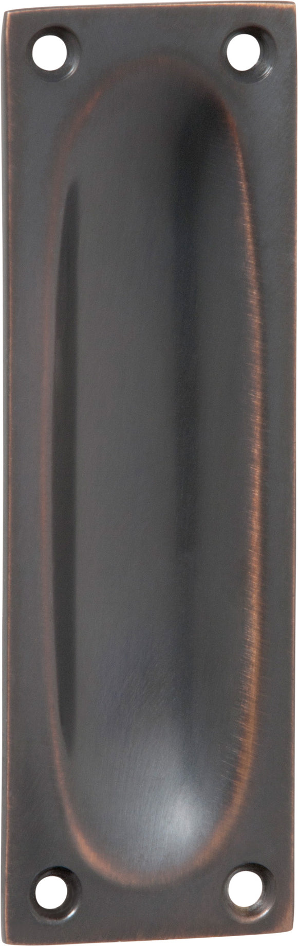 Sliding Door Pull Classic Small Antique Copper H88xW28mm