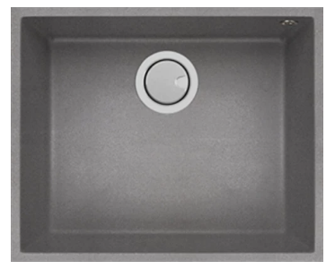 MERCER DURO GRANITE ( ROME ,LUCCA ,BOLOGNA ) SINGLE BOWL BLACK. CONCRETE & WHITE.