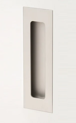 Mardeco 1145 Flush Pull CC Size 96mm x Overall Size 124mm x Depth 13mm - Available In 4 Colours  : Black ,Brushed Nickel ,Brushed Satin Chrome ,Satin Chrome