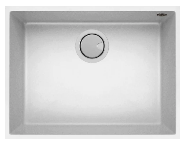 MERCER DURO GRANITE ( RAVENNA ,TRIESTE ,PERUGIA ) SINGLE BOWL BLACK. CONCRETE & WHITE.