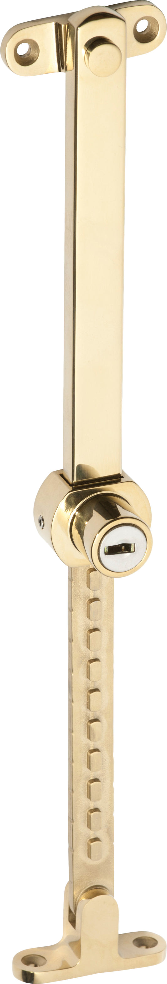 Casement Stay Stainless Steel Telescopic Locking Anti-tarnish Brass L200-295mm