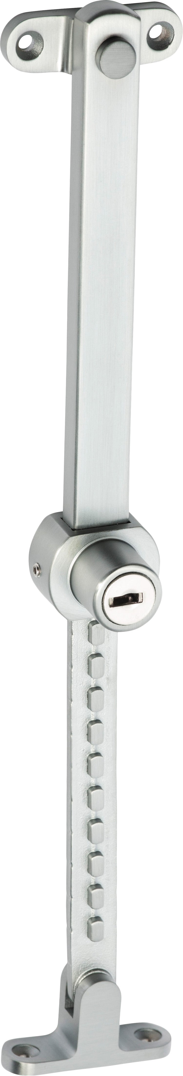 Casement Stay Stainless Steel Telescopic Locking Satin Chrome L200-295mm