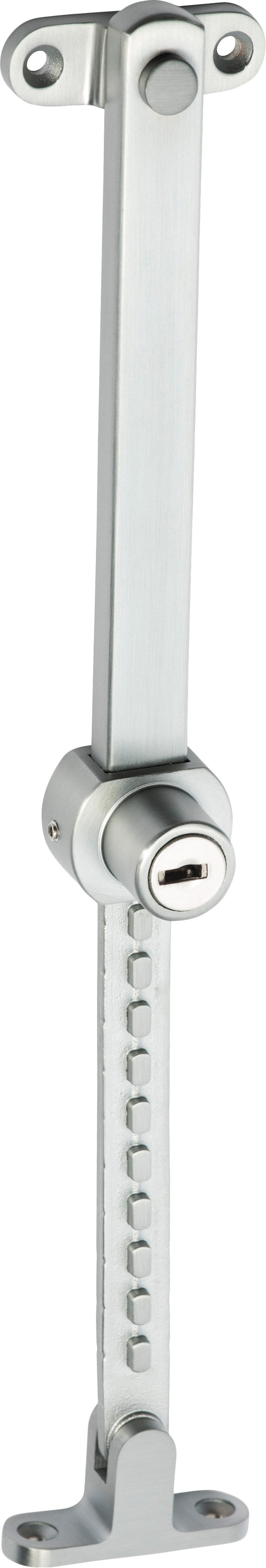 Casement Stay Stainless Steel Telescopic Locking Satin Chrome L200-295mm
