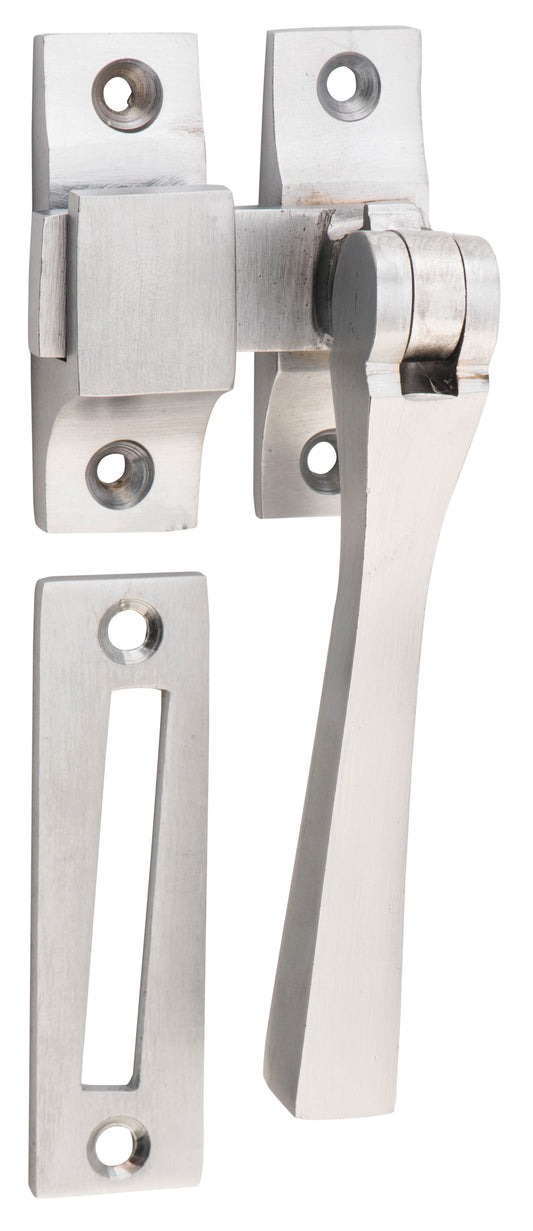 Casement Fastener Square Satin Chrome W35xP30