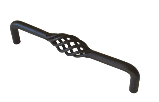 ELITE KINGSTON PULL HANDLE HOLE CENTRE 128MM ( LENGTH: 133mm x HEIGHT : 41mm x WIDTH : 20mm ) BLACK