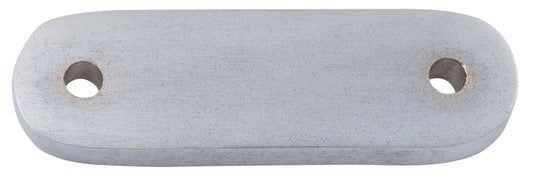 Casement Fastener Spacer Teardrop Satin Chrome H55xW16xT6mm CTC 39mm (+/-1mm)