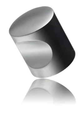 Mardeco 1160L Cabinet Knob Large 25mm Finish Available In 4 Colours : Black ,Brushed Nickel ,Satin Chrome ,White