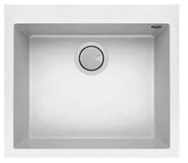 MERCER DURO GRANITE ( NAPLES, AREZZO, PALEMO ) SINGLE BOWL - BLACK. CONCRETE & WHITE.