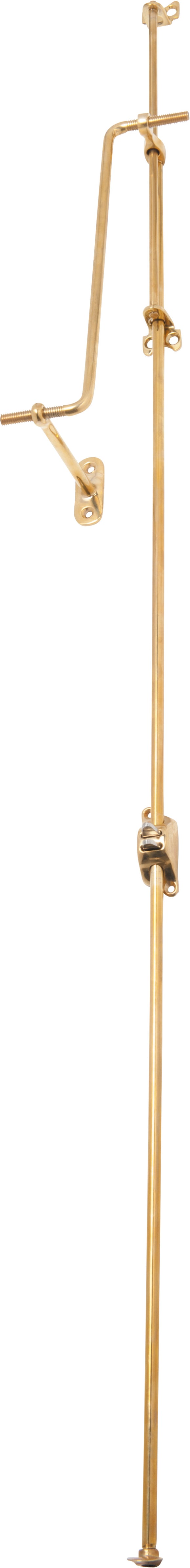 Fanlight Window Operator Polished Brass Unlacquered H900-1115mm
