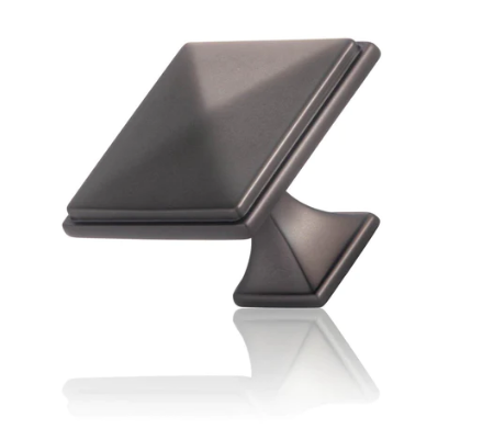 Mardeco 1189 Cabinet Knob Overall Size 32mm x 32mm Available in 3 Colours : Brushed Nickel ,Bronze & Satin Brass