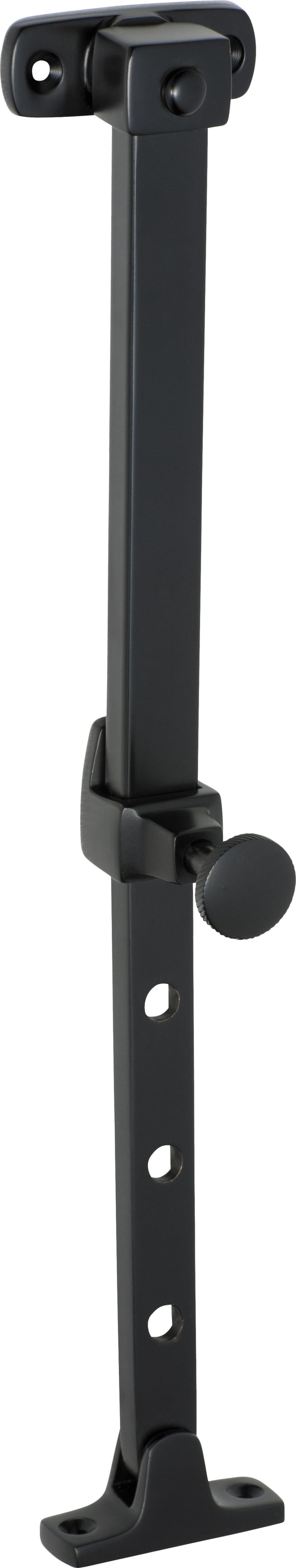 Casement Stay Telescopic Pin Matt Black L200-295mm