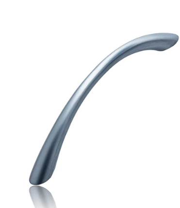 Mardeco 1211 Kitchen Cabinet Handle Finish Black Available in 2 Sizes And 2 Colours :: 96mm ,128mm ( Brushed Nickel & Satin Chrome )