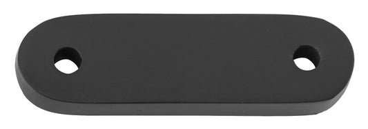 Casement Fastener Spacer Teardrop Matt Black H55xW16xT6mm CTC 39mm (+/-1mm)