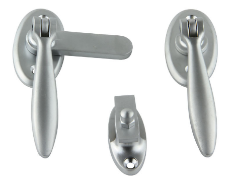 Jaeco Zinc French Door Fastener In 3 Colours : Chrome ,Satin Chrome ,Satin Nickel