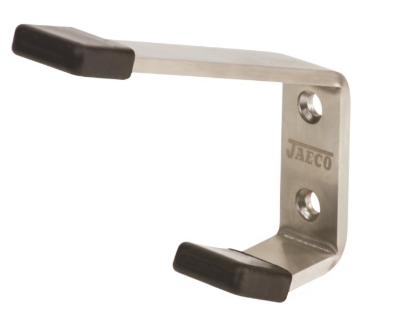 Jaeco Solid Square Hat & Coat Hook Rubber Tip 304 Stainless steel