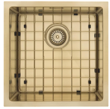 MERCER AURORA AA402 SINGLE BOWL WITH MATCHING GRID IN 4 COLOURS