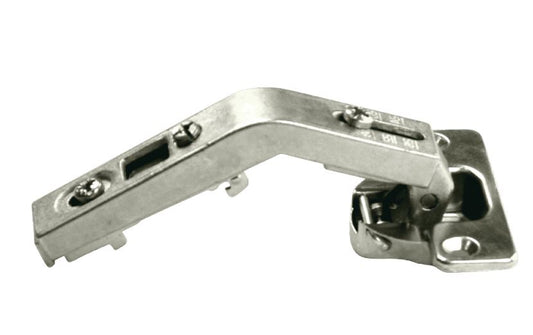 Hafele Corner door hinge, for corner mounting, corner angle 60°, screw fixing, 48/6 drilling pattern - Pie cut Bi-fold doors