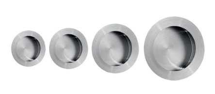 JNF Round Concealed Flush Handle ( Pull ) 40mm ,50mm & 70mm Stainless Steel