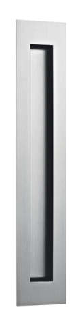 JNF Rectangular Concealed Flush Handle ( 300mm x 55mm ) Stainless Steel & Polished Stainless Steel