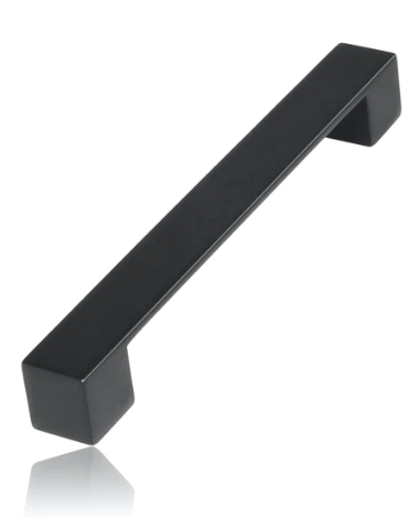 Mardeco 3061 Kitchen Cabinet Handle Size 128mm ,Width 20mm Finishes Available In 4 Colours : Black ,Brushed Nickel ,Satin Chrome ,White