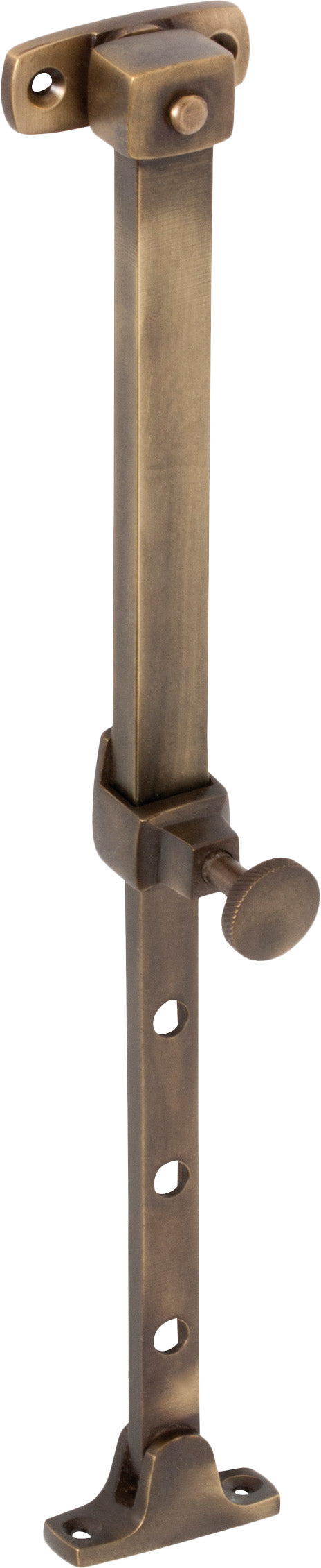 Casement Stay Telescopic Pin Antique Brass L200-295mm