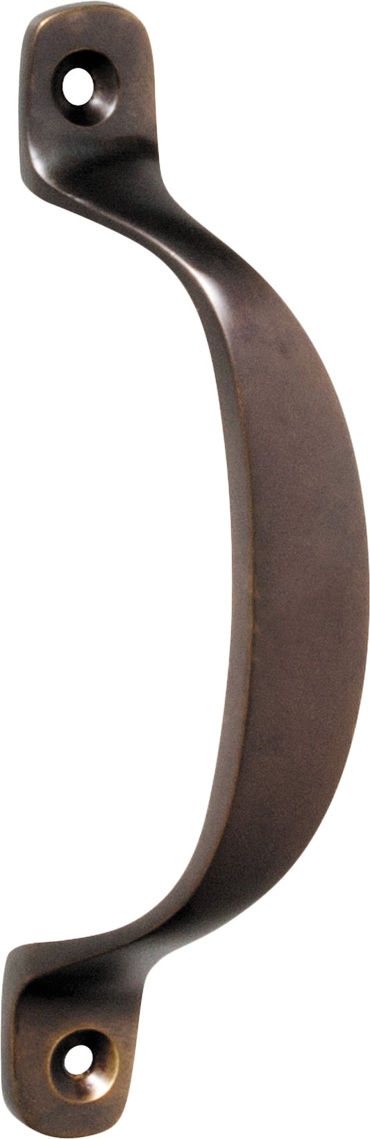 Pull Handle Offset Antique Brass H100xP20mm