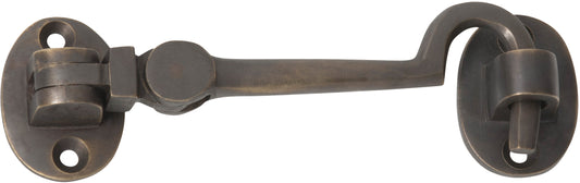 Cabin Hook Small Antique Brass L100mm