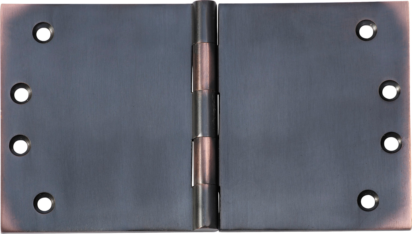 Hinge Broad Butt Antique Copper H100xW175xT4mm