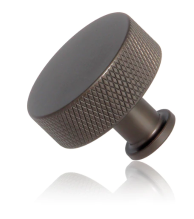 Mardeco 1197 Cabinet Knob Diameter Size 30mm Available in 4 Colours : Black ,Brushed Nickel ,Bronze & Satin Brass