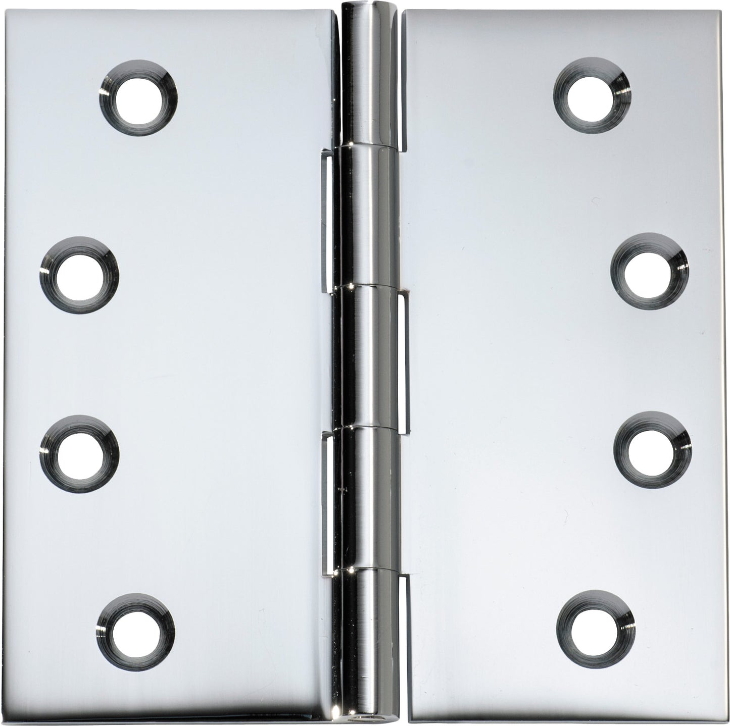 Hinge Fixed Pin Chrome Plated H100xW100xT3mm